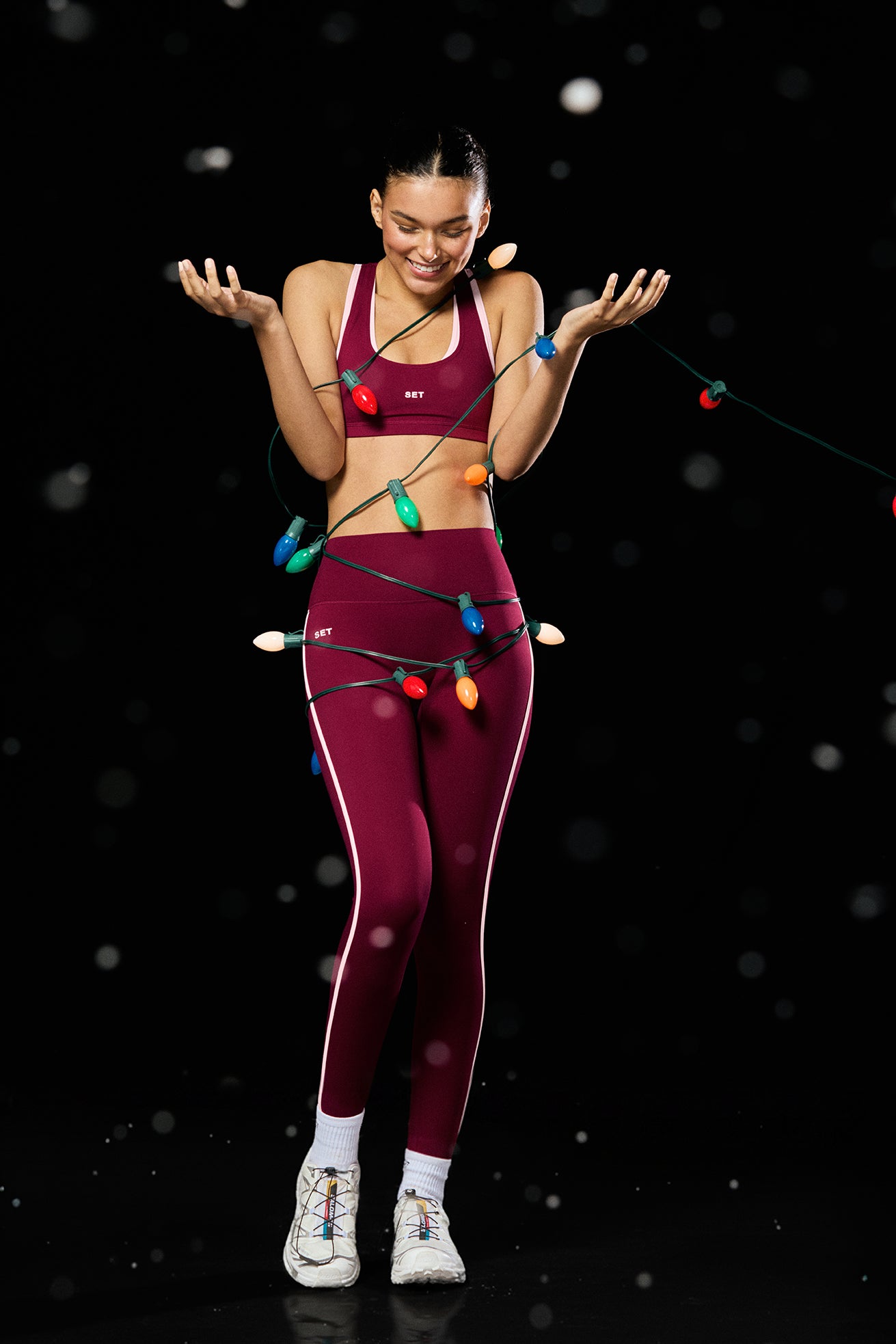 SPORTBODY® SPORTY GYM BRA - ROSA - Image 2