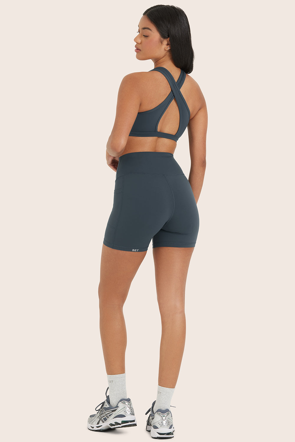AIRLUXE BREATHE POCKET SHORTS - COMPASS - Image 3