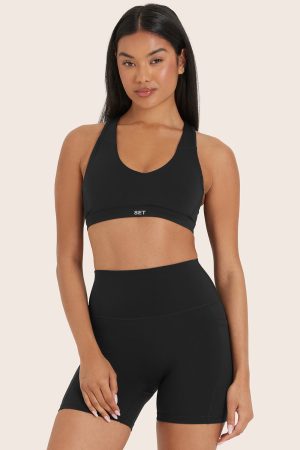 AIRLUXE BREATHE TRACK BRA - ONYX