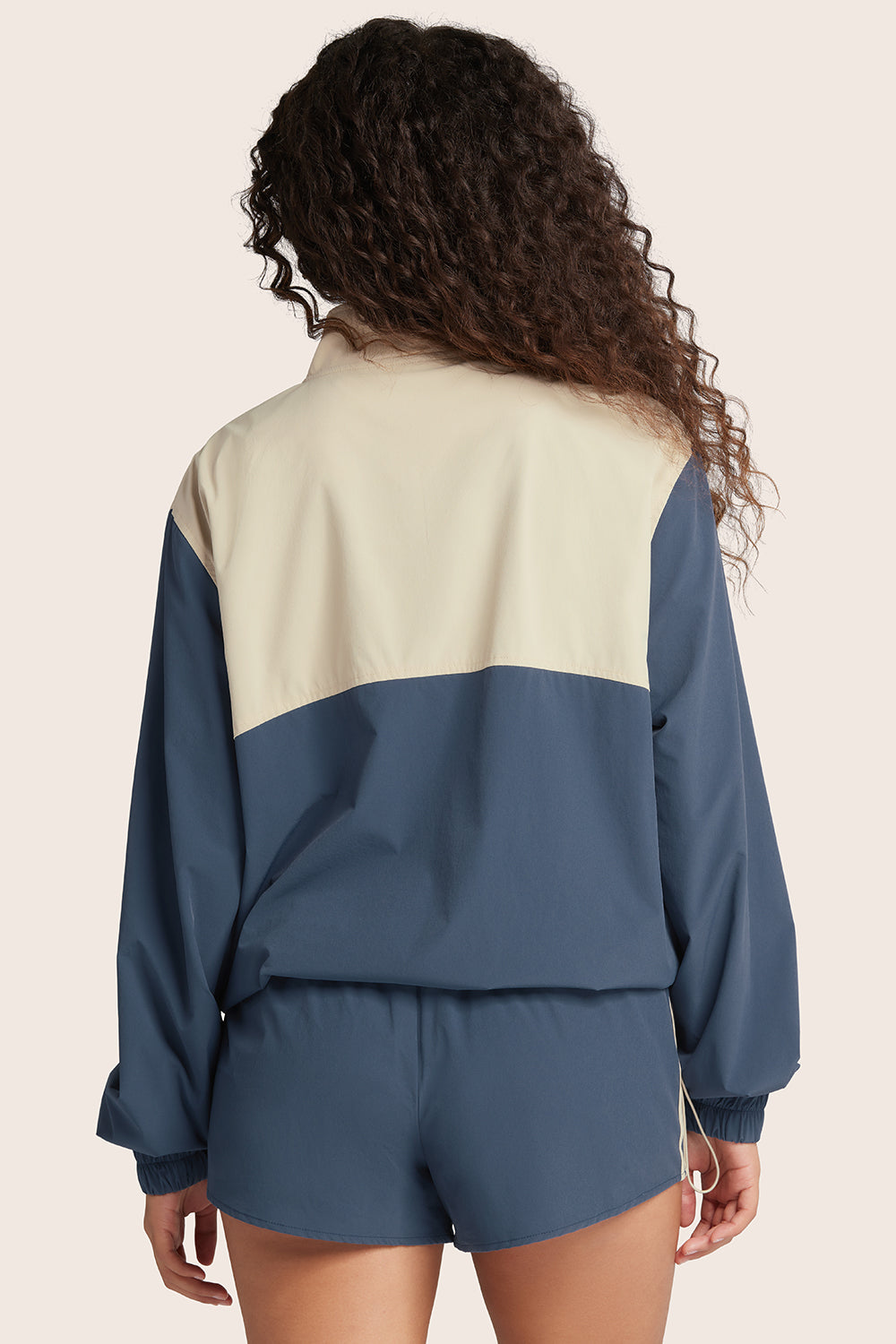 NYLON TRACK ZIP UP - COASTAL - Image 2