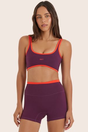FORMCLOUD® CLOUD CONTRAST RISE BRA - ACAI 1.0