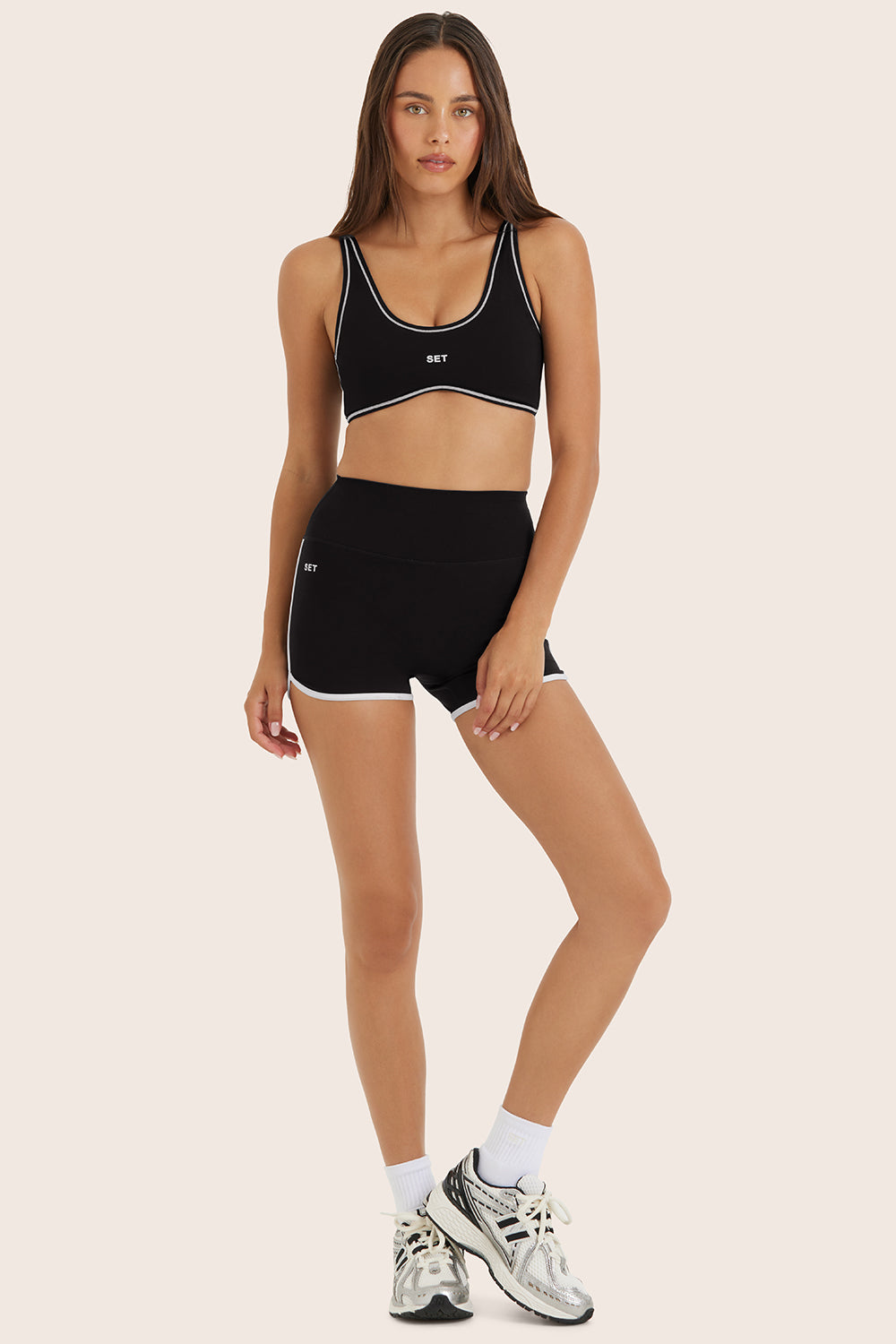 SPORTBODY® (BLOOPERS) SPORTY STRIPE SHORTS - ORCA - Image 3