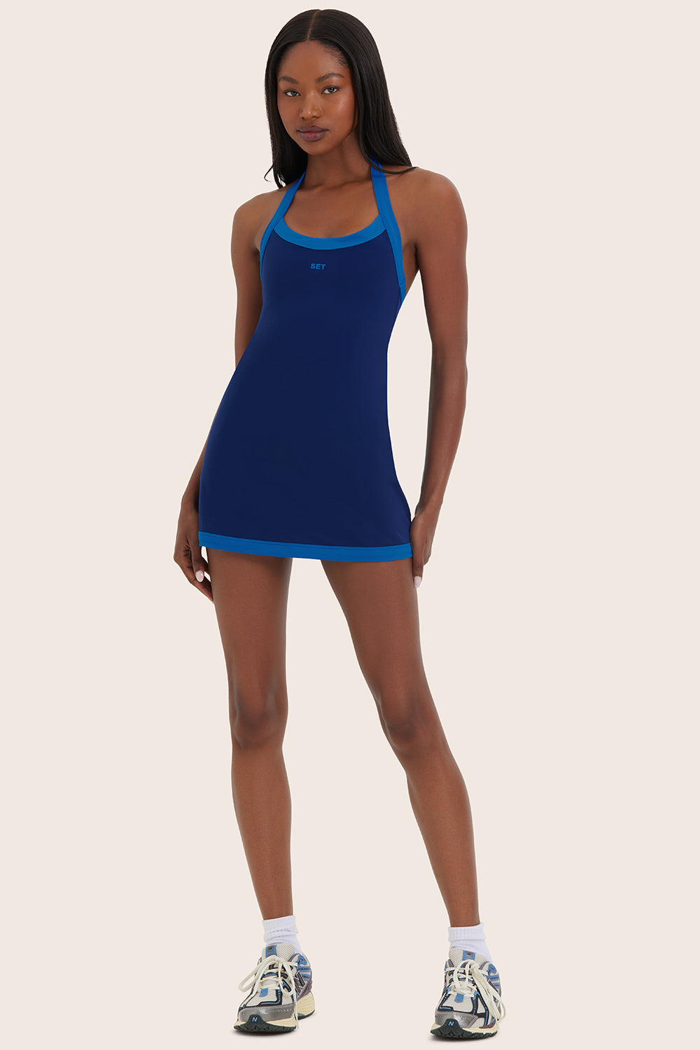 SPORTBODY® SPORTY HALTER DRESS - GECKO - Image 3