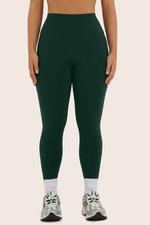 SPORTBODY? SPORTY HIGH-RISE LEGGINGS - BEETLE