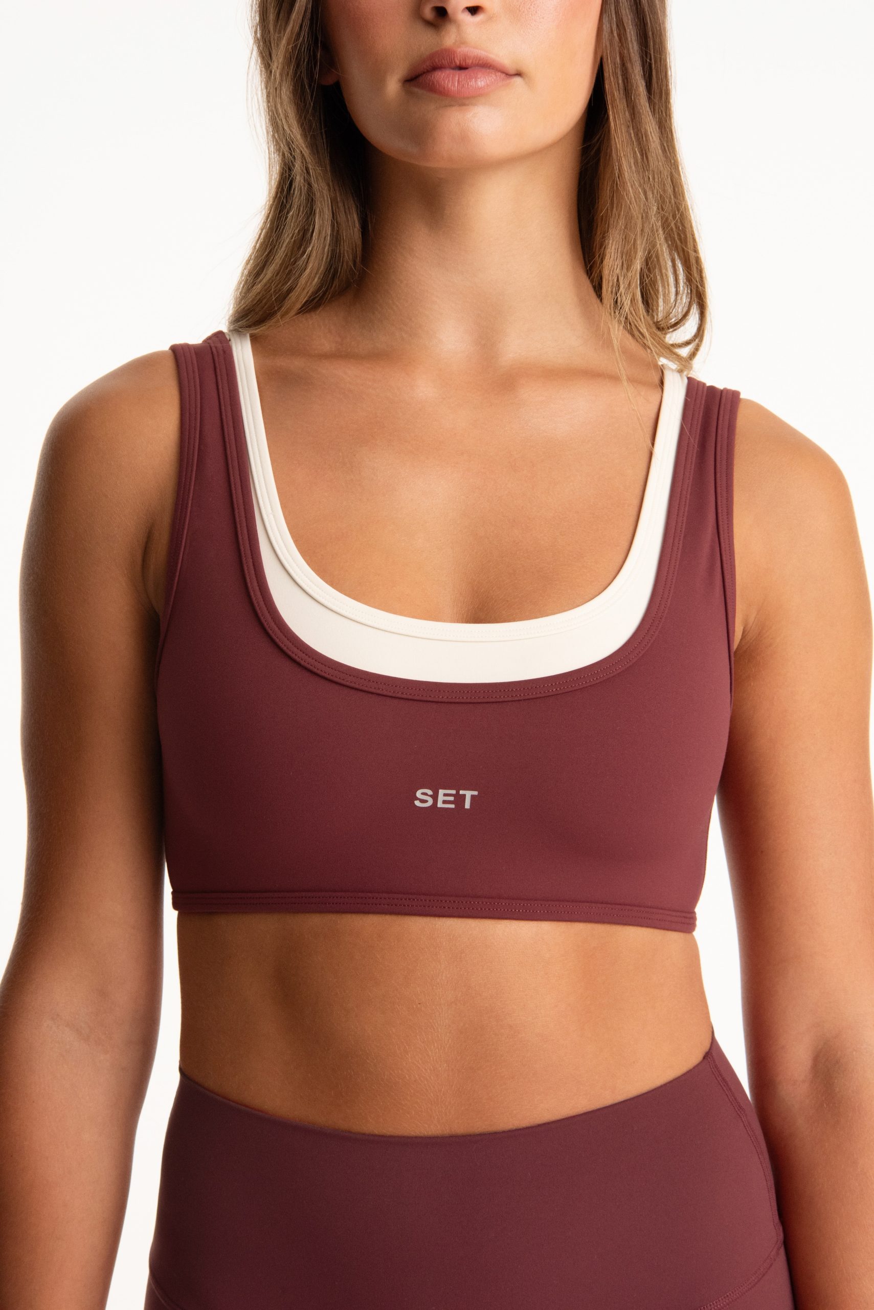 AIRLUXE BREATHE PARKE LAYER SCOOP BRA - RHUBARB - Image 3