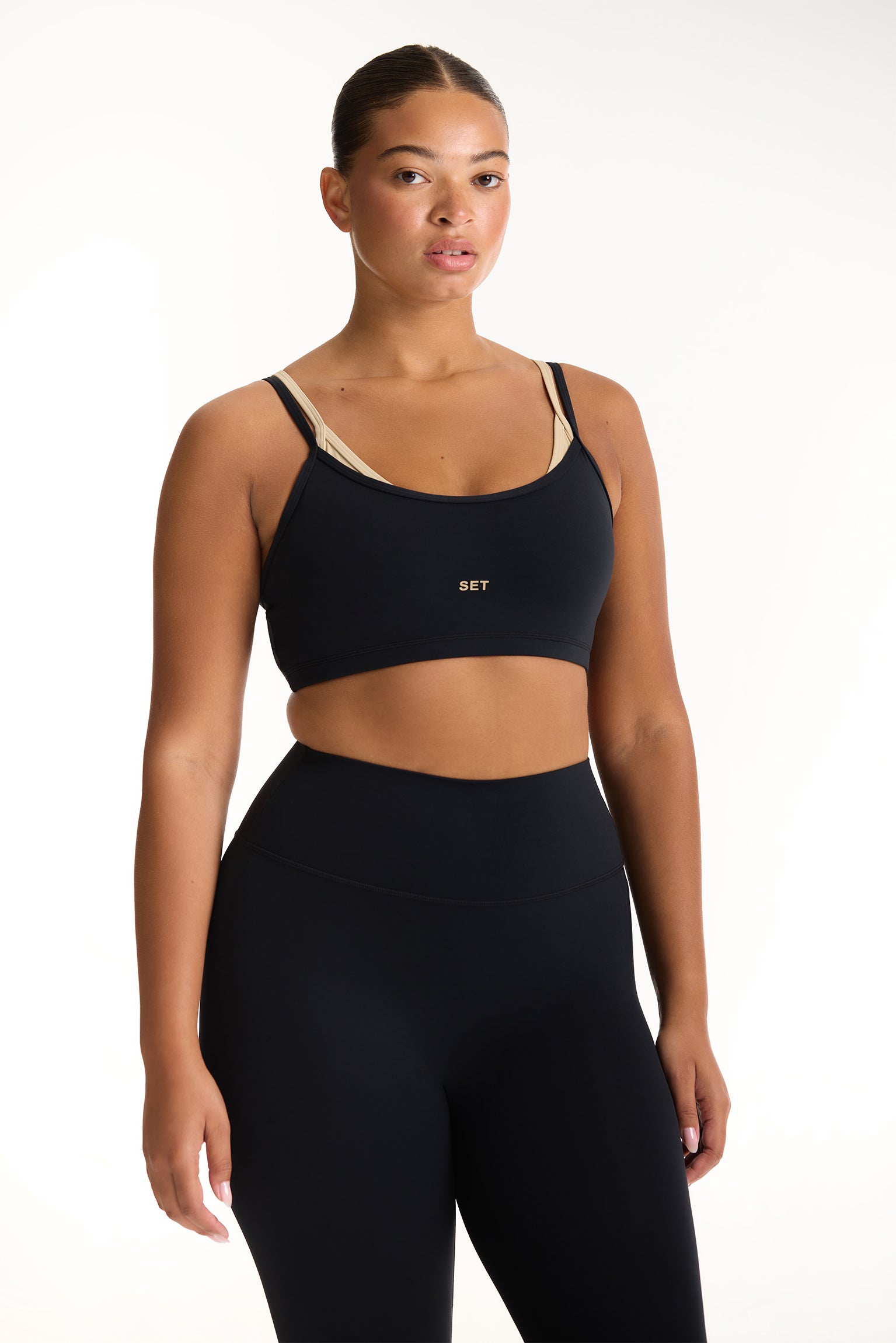 AIRLUXE BREATHE LAYERED MOVE BRA - MARLIN