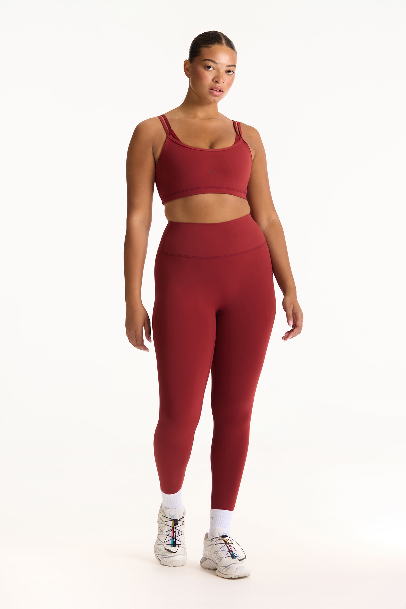 AIRLUXE BREATHE LAYERED MOVE BRA - SNAPPER - Image 3