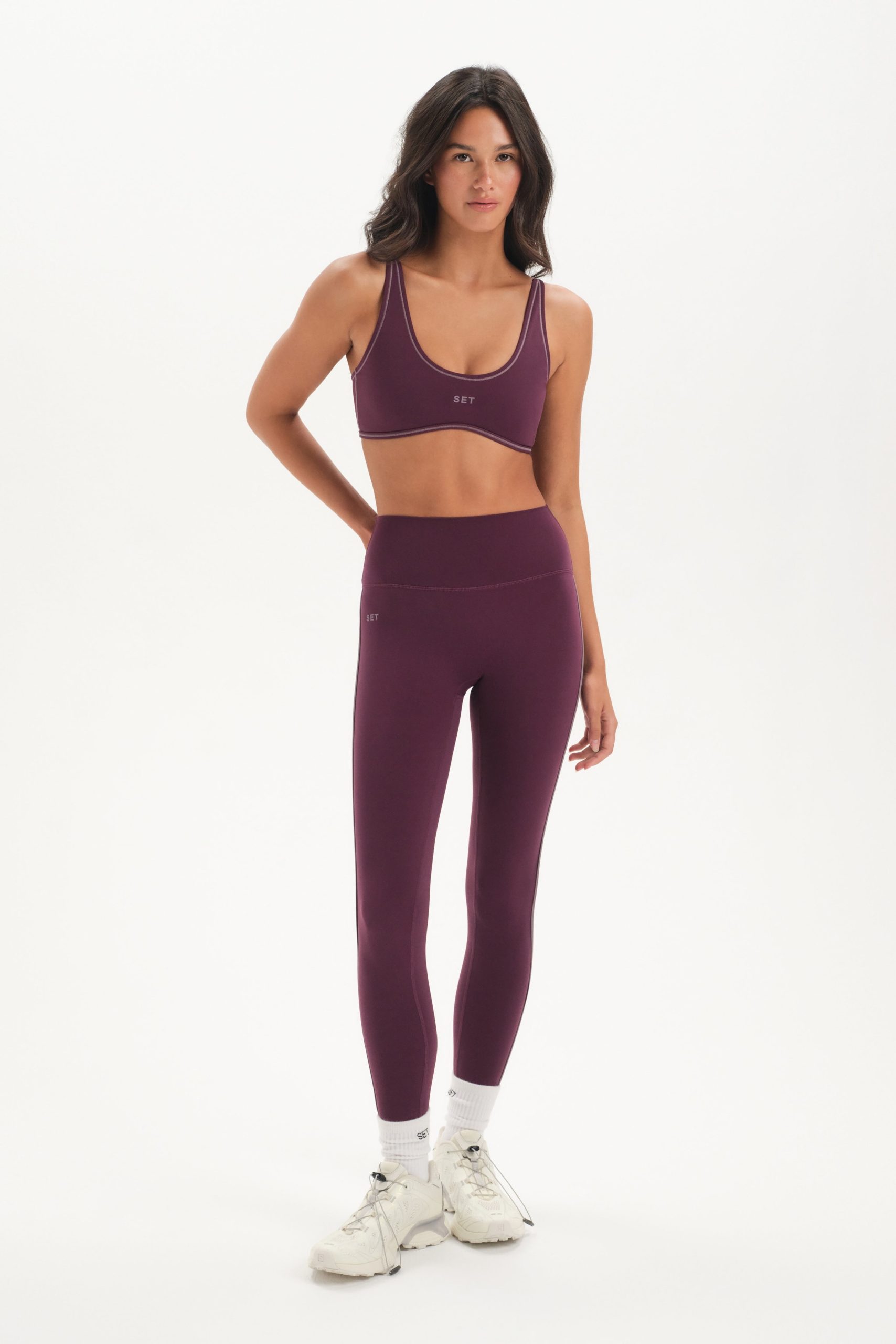 SPORTBODY® SPORTY STITCH BRA - NOIR - Image 2
