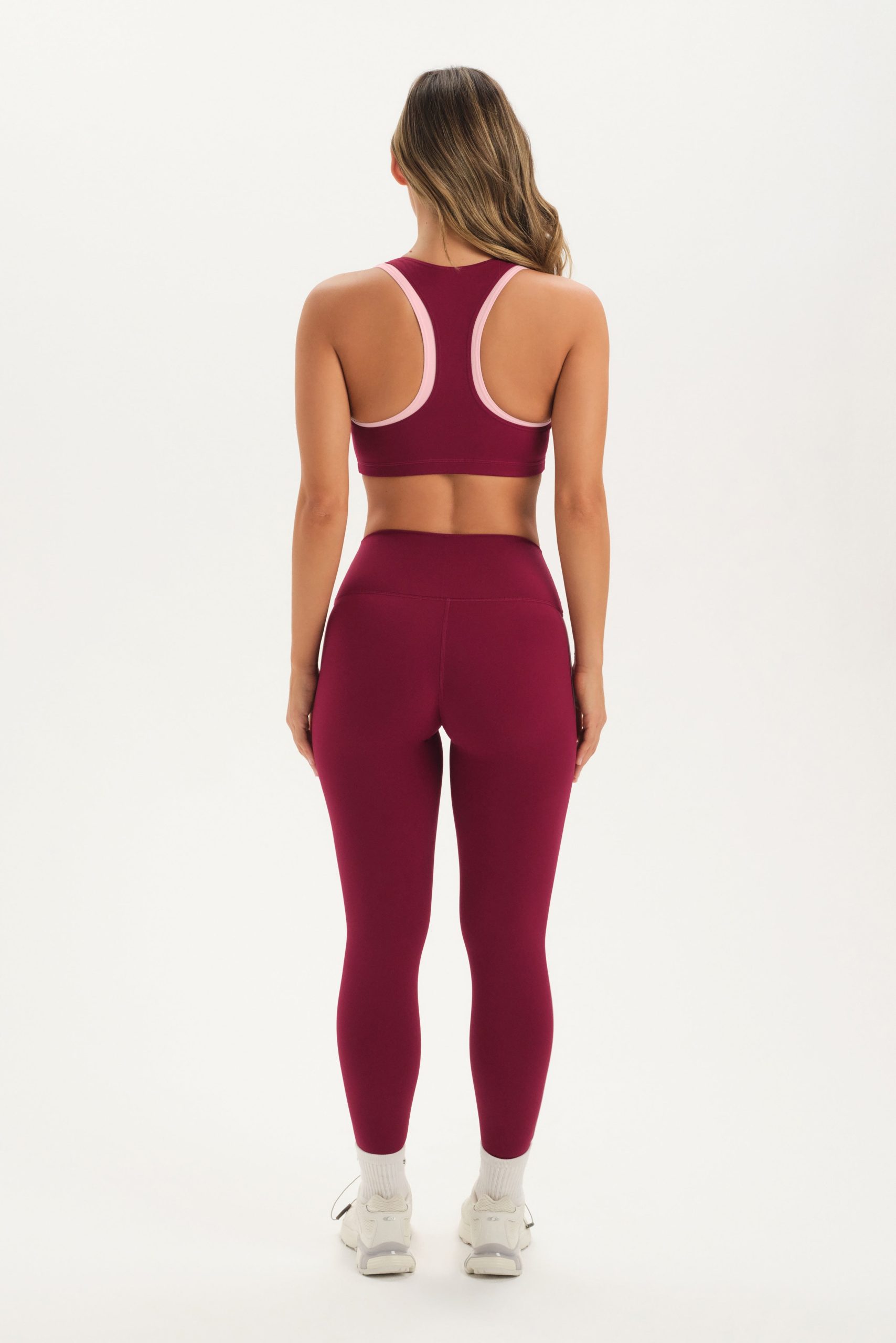 SPORTBODY® SPORTY STRIPE LEGGINGS - ROSA - Image 4
