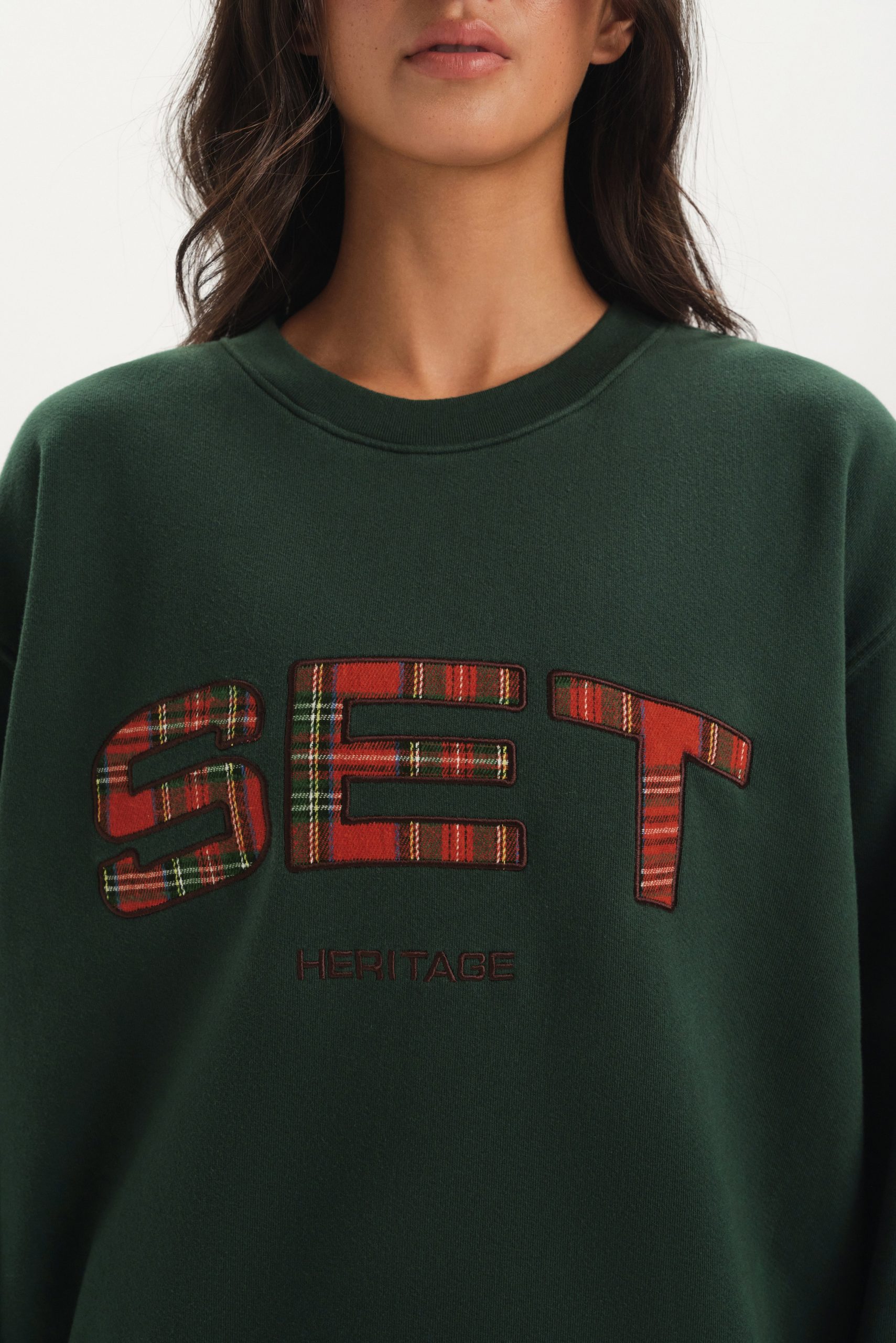 MIDWEIGHT SWEATS STAPLE SET TARTAN CREWNECK - EVERWOOD - Image 5