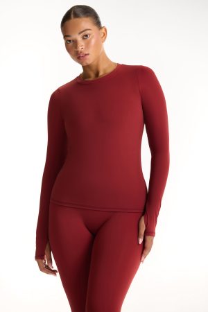 AIRLUXE BREATHE LONG SLEEVE - SNAPPER
