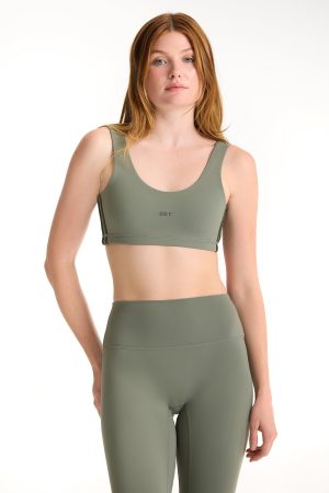 SPORTBODY® SPORTY DUO LIFT BRA - KELP