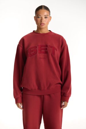 MIDWEIGHT SWEATS STAPLE SET CREWNECK - SNAPPER