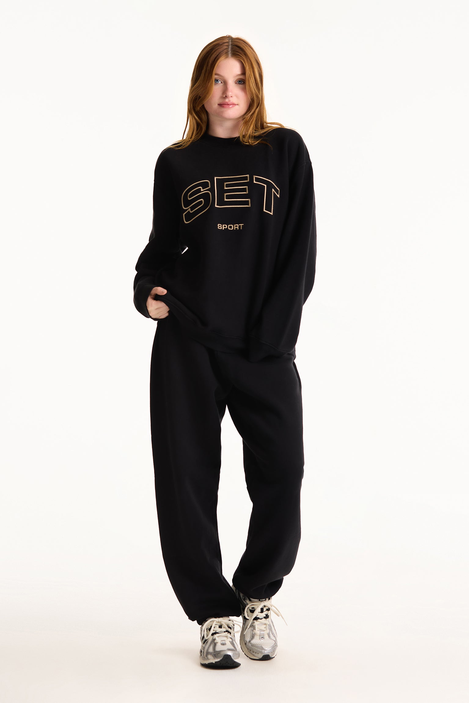 MIDWEIGHT SWEATS STAPLE OLD SCHOOL SWEATPANTS - MARLIN - Image 2