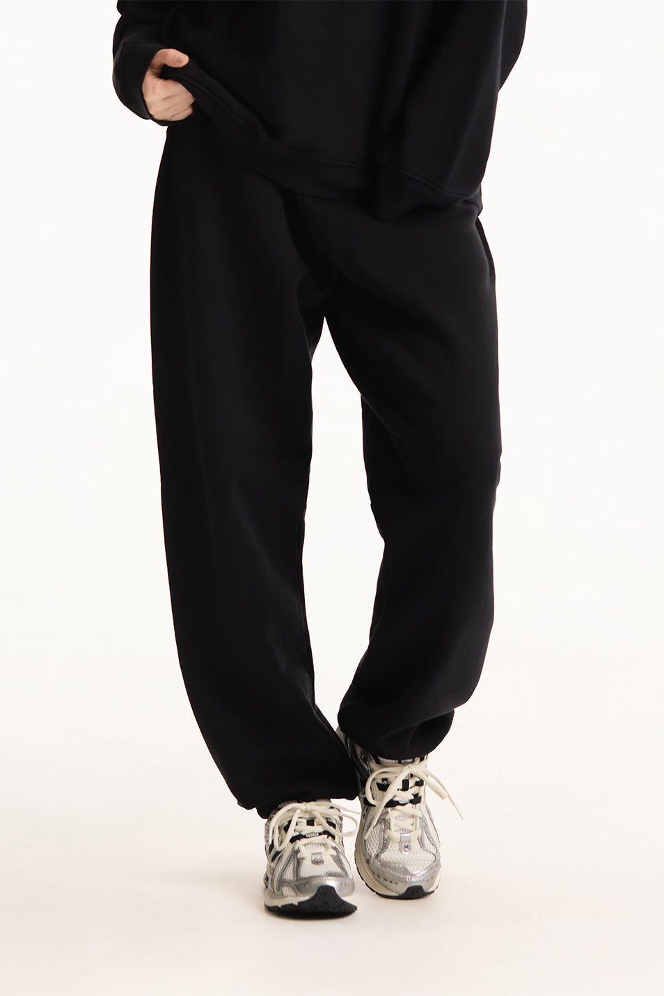 MIDWEIGHT SWEATS STAPLE OLD SCHOOL SWEATPANTS - MARLIN