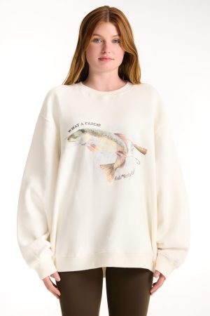 MIDWEIGHT SWEATS STAPLE GENERAL STORE CREWNECK - SEASHELL