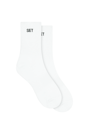 SET SOCKS - WHITE/EVERWOOD