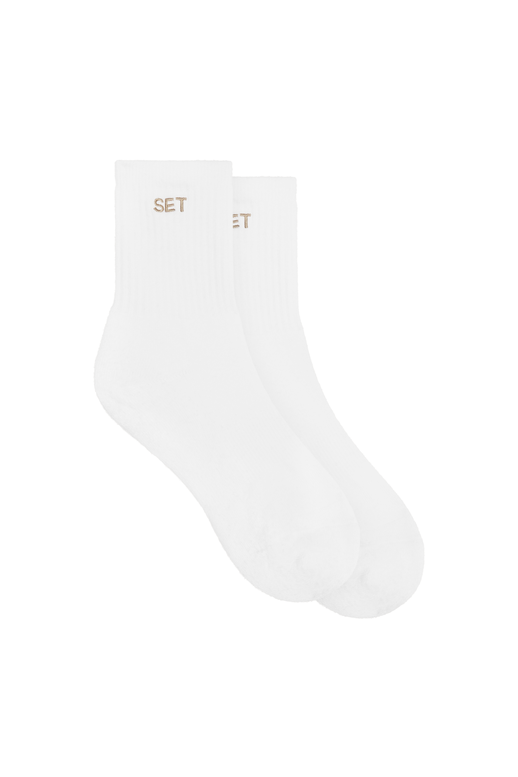 SET SOCKS - WHITE/SANDBAR