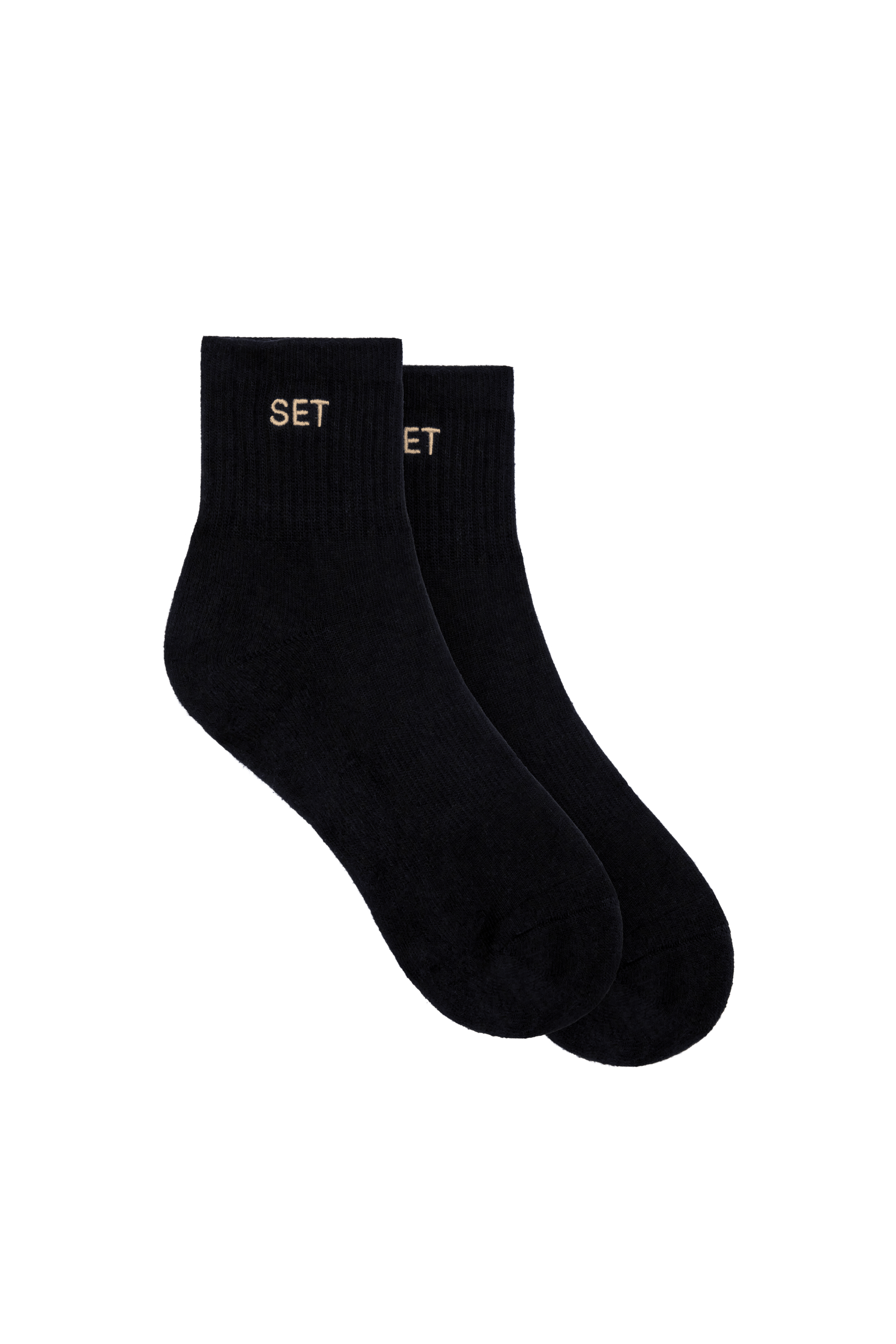 SET SHORTY SOCKS - ONYX/SANDBAR