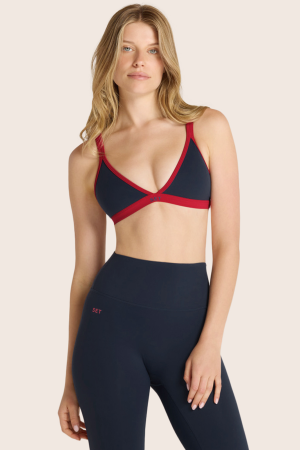 AIRLUXE BREATHE TRIANGLE BRA - ANCHOR