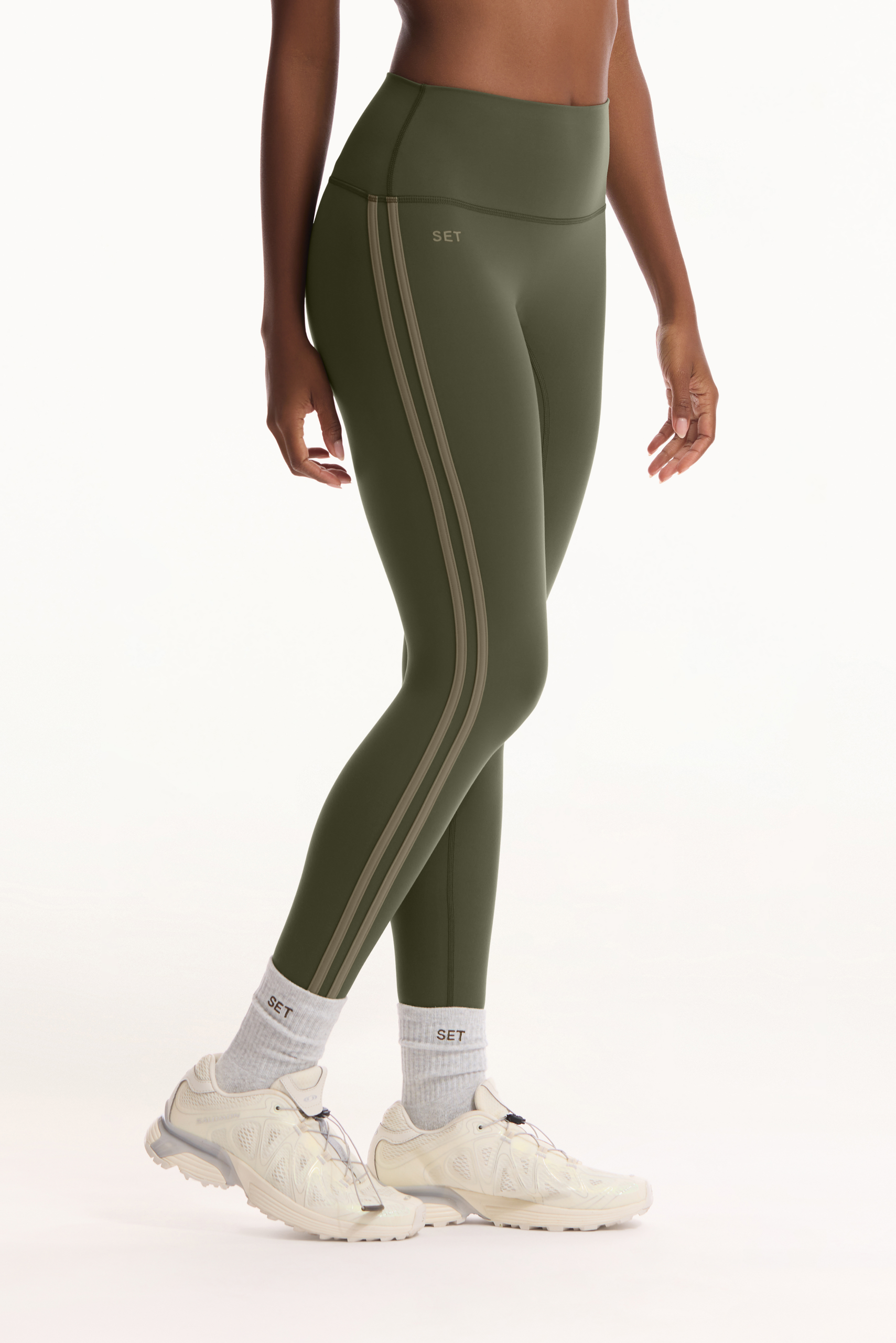 LUXFORM® LUX HIGH-RISE DUO STRIPE LEGGINGS - SURGE